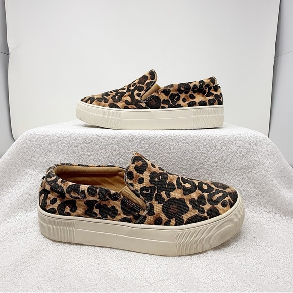 Steve Madden Gills- women’s brown Leopard Sneakers Casual 7.5 women’s. - Picture 2 of 16